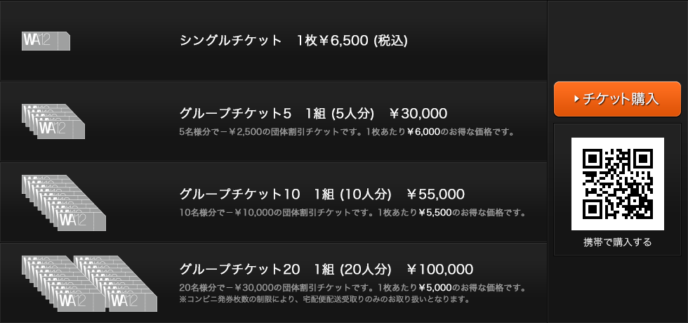 チケット価格